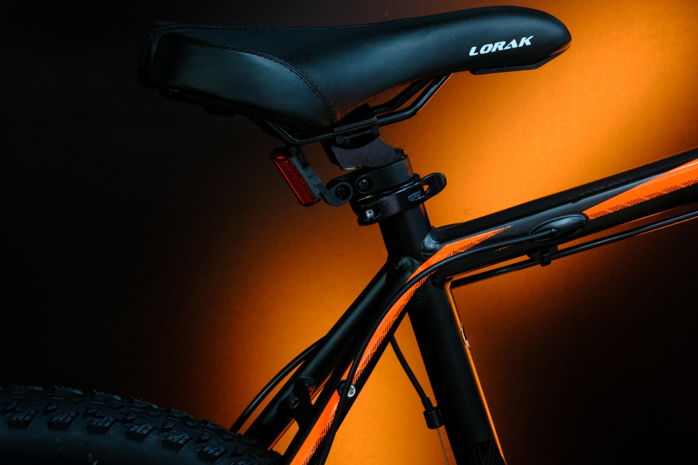 Lorak 6.0 Матовый Чёрный/Оранжевый рама 23 (на рост 189-205)