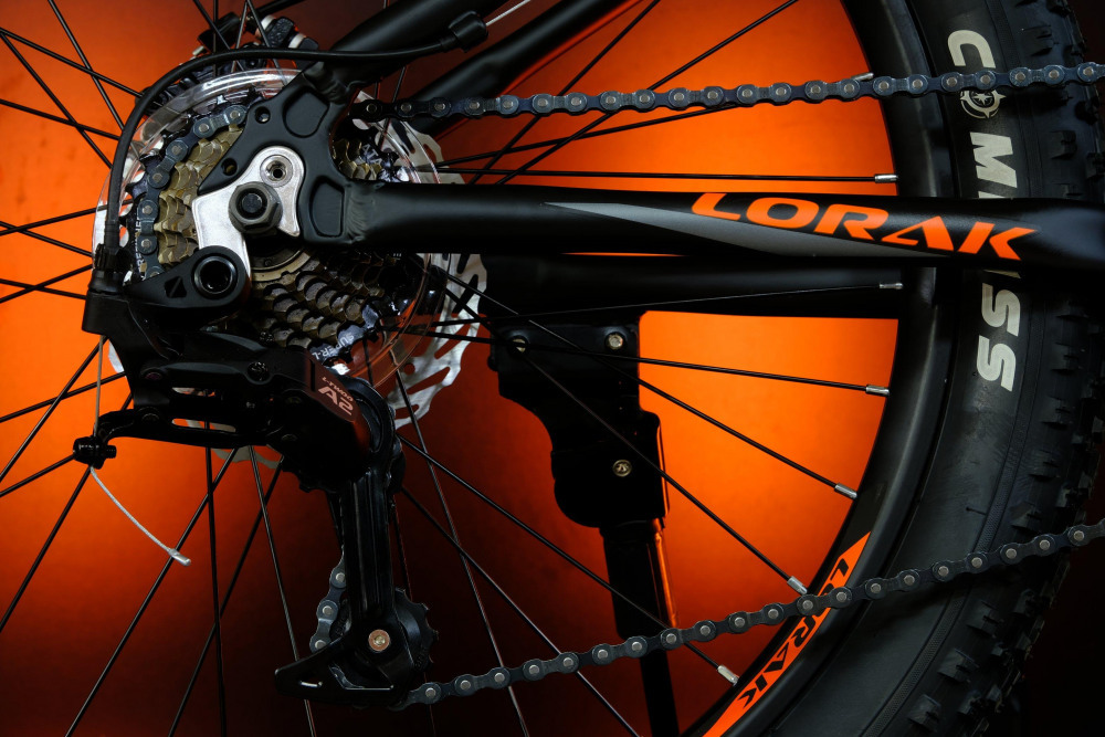 LORAK Safe PLUS 24 Матовый Чёрный/Оранжевый