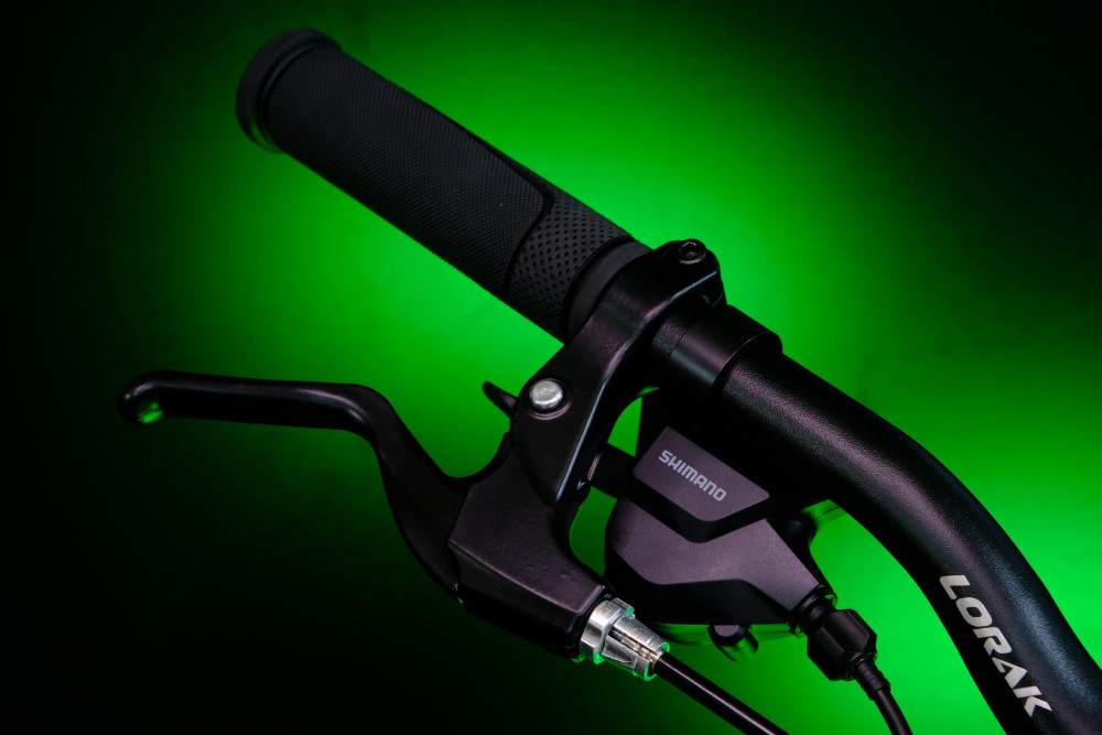 LORAK SHARK 20 BLACK Матовый Синий/Зелёный