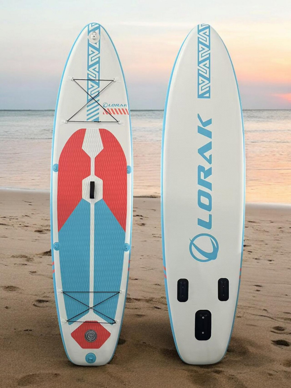 Сапборд Lorak 903 (320*84*15) бело-синий, код 77903